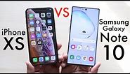Samsung Galaxy Note 10 Vs iPhone XS! (Comparison) (Review)