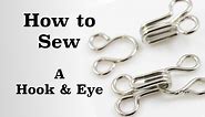 How to Sew a Hook and Eye | Sew Anastasia