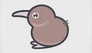 get kiwi'd lol 🥝 #animationmeme #animation #kiwibird #animals
