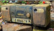Restoration SONY Japanese radio speakers manufactured in 1946