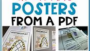 How to Make Poster-Size Anchor Charts from a PDF