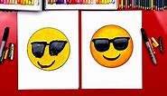 How To Draw A Cool Emoji - Art For Kids Hub -