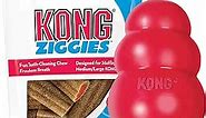 KONG - Classic and Ziggies - Dog Chew Toy with Dog Treats - for X-Large Dogs