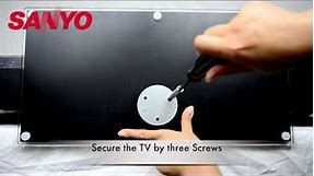 SANYO DP58D34 HD Television Unboxing