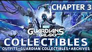 Guardians of the Galaxy - Chapter 3 All Collectible Locations (Outfits, Archives, Guardian Items)