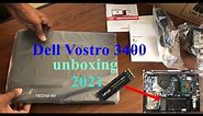 Dell Vostro 3400 unboxing 2021 | SSD upgrading | Core i3 11th Gen 4gb 1Tb 14" FHD