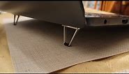 Mini Universal Adjustable Metal Laptop Stand Riser Replacement Rubber Feet Alternative