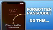 What To Do If You Forget Your iPhone Passcode