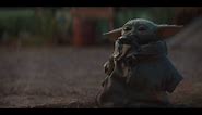 Baby Yoda (Grogu) Eating a Frog Scene- The Mandalorian