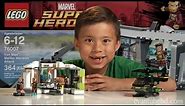 IRON MAN 3 MALIBU MANSION ATTACK - Lego Super Heroes Set 76007 Time-lapse Build, Review