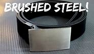 Give Your Belt Buckle That BRUSHED STEEL Look