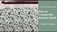 Blanket Stitch - How to Crochet