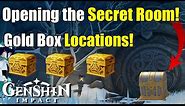Golden Box Locations & Dragonspine Secret Room! [Genshin Impact]