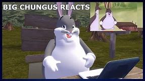 Big Chungus Reacts to "Big Chungus" MEME COMPILATION (Fat Bugs Bunny meme)