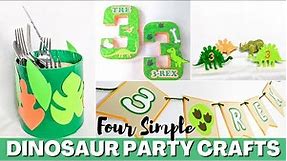 How To Have the BEST Dinosaur Birthday Party Ever with DIY Ideas!