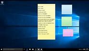 Introduction to Sticky Notes for Windows 10 / 7 - Tutorial for Beginners