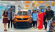 TAKING DELIVERY OF MY NEW TATA PUNCH ATOMIC ORANGE 🧡ADVENTURE+RHYTHM PACK | VeeMad | |CAR DELIVERY|