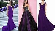 Exquisite Long Purple Evening|| Party Dresses
