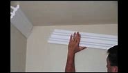 The easiest crown molding you will ever install. Great DIY project!