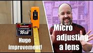 How to micro adjust a camera lens for perfect focus