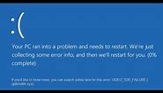 How to Fix Windows 10 Blue Screen WHEA UNCORRECTABLE ERROR 0x00000124