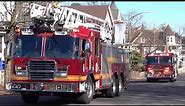 Hazleton Fire Department Deputy Chief 3, Ladder 1 & Rescue 3 Responding 11/8/22