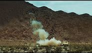 Incredible Video of Launch M58 Mine Clearing Line Charge (MICLIC) for Demining