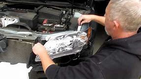 Change Headlight Assemblies on a 2007 - 2011 Toyota Camry with Foglights