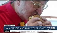 Man sets Guinness record for eating Big Macs