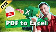 How to Convert PDF to Excel for FREE in 2022 (5 EASY Tools)