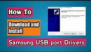 How to install Samsung USB drivers - Install ADB drivers Samsung
