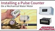 make your water flow meter into a digital water meter