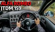ALFA ROMEO 159 SPORTSWAGON 2.4 JTDM TI - POV TEST DRIVE & REVIEW (UK)