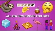 First Look: All 230 New Emojis for 2019