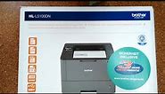 Printer Brother HL-L5100DN UNBOXING and TEST/ Drukarka