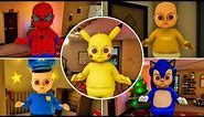 PIKACHU Funny Moments VS Baby In Yellow | The Baby In Yellow Episode 13