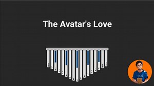Avatar the Last Airbender - The Avatar's Love Kalimba Tabs Letter & Number Notes Tutorial - KalimbaTabs.net