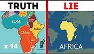 The True Size of Africa | Why Africa's Map Is Drawn Wrong Relative To Its Size
