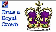 Learn how to draw a Royal Crown Real Easy