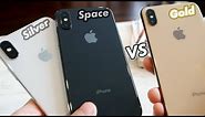 iPhone XS: Gold vs Silver vs Space Gray! (All Colors Compared)
