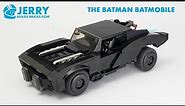Custom LEGO The Batman Batmobile instructions (MOC #132)