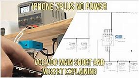 iPhone 7 Plus No Power (Short On VDD MAIN) Explaining Shorts And Mosfet Transistors Q2101