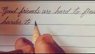 How to write beautiful handwriting with pencil ✏ ।।Officially made for guidance