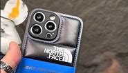 So cool！Blue North Face Puffer iPhone Case #iphonecase #northface #pufferiphonecase #casefeely