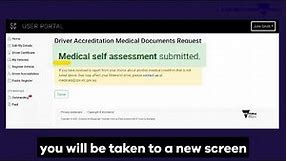 How to complete the Medical Self Assessment