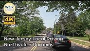 【4K60】 New Jersey Local Driving: Northvale - Paramus