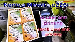 konica minolta c226i price | 12x18 printing | installation & unboxing