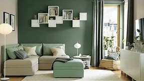 Interior Design | Green Cozy Living Room • 40 Inspirations