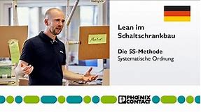 Lean in control cabinet building – The 5S-Method – Set in order