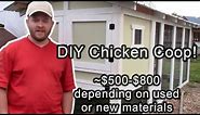 DIY Chicken Coop Tour, Carolina Coops Inspired (plans available)